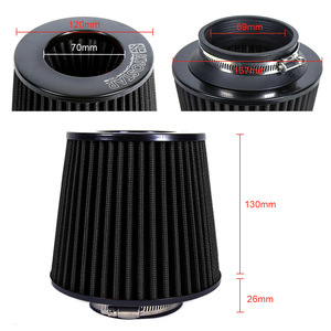 Kyostar מכונית jdm קצר ארוך ביצועים מירוץ זרימה גבוהה מירוץ ספורט טפח אוויר אוניברסלי <span class=keywords><strong>3</strong></span> ''מסנן אוויר - Product Image 2