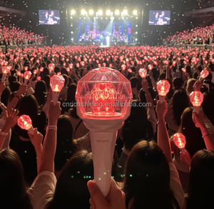 Richshining - Barra de Luz LED con Forma de Diamante Personalizada, Control Remoto, 15 Colores Cambiantes, para Cantantes de K-pop - Product Image 1