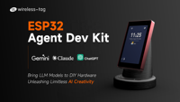 Kit de développement ESP32 Agent avec ESP32-S3 Wifi Ble, écran LCD ESP32 de 3,5 pouces, compatible avec les modèles LLM pour kit de bureau IA DIY