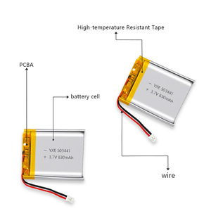 공장 OEM/ODM <span class=keywords><strong>3.7V</strong></span>/830mah 리틀 파우치 충전식 리튬 폴리머 배터리 소비자 전자 제품 모델 503441 - Product Image 5