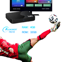V96plus ODMOEM Allwinner H618 Android 15 TV Box Decodificador de Video 8K WiFi 6 Doble Banda BT Control por Voz Smart Set-Top Box Reproductor Multimedia