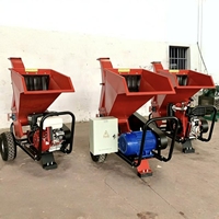 Broyeur de bois multifonctionnel pour branches sèches et humides, idéal pour les déchets de jardin, de ferme et de cour