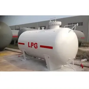 Tanque de estação de autogás a granel de fábrica na China, tanque de armazenamento de GLP de 50 toneladas, 100 toneladas e 90000 litros para venda