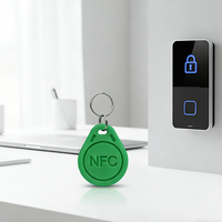 Llaveros NFC Personalizados, Llavero RFID NTAG213, Mini Etiqueta de PVC Impermeable para Control de Acceso en Hoteles, Instagram