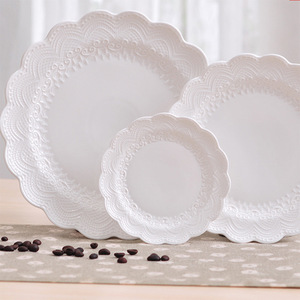 <span class=keywords><strong>Assiette</strong></span> en céramique ronde en relief de style européen de 8 pouces peinte à la main sous glaçure <span class=keywords><strong>couleur</strong></span> artisanat <span class=keywords><strong>assiette</strong></span> à Dessert gâteau aux fruits creux - Product Image 3