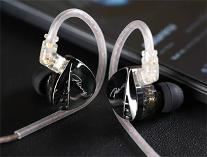 CCA Polaris Interrupteur de réglage à 4 niveaux Moniteurs intra-auriculaires Double cavité Pilote dynamique Écouteurs filaires Écouteurs Hifi à réduction de bruit - Product Image 5