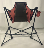 Mobilier de jardin extérieur pliant portable personnalisé Hamac à balançoire pliable Chaise berçante