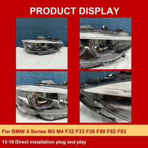 Luz Delantera para Auto J ONE, DRL RGB con Control de Color por Teléfono, para <span class=keywords><strong>BMW</strong></span> Serie 4, M3, M4, F32, F33, F36, F80, F82, F83, 2013-2019, Faro LED - Product Image 6