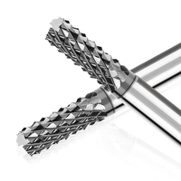 Fraise à dents de précision en carbure monobloc pour usinage CNC de fibres de carbone, fibres de verre et cartes PCB
