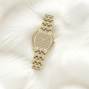 Relojes de Lujo con Diamantes de Imitación y Zafiro, Reloj de Cuarzo con Moissanita para Mujer, Reloj para Hombre - Product Image 4