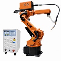 Robot de soudage industriel à 6 axes avec moteur électrique, bras robotisé cobot avec boîte de vitesses pour métal et acier