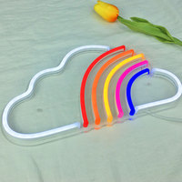 Enseigne lumineuse LED personnalisée et étanche 'Oh Baby Happy Birthday' Sexy Lady Design pour les décorations d'entreprise pour l'anniversaire