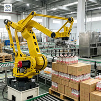 Lengan Robot Palletizing Otomatis untuk Lini Pengemasan, Palletizer Robot 4-Axis Terkontrol PLC