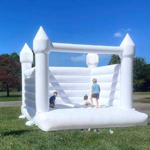 Livraison rapide en quelques jours, château gonflable de qualité commerciale avec toboggans pour mariage - Product Image 2