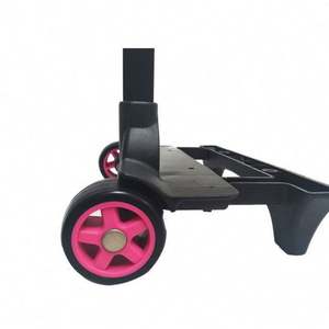 Chariot à outils en fer portable pour enfants, personnalisable, détachable, réglable, étanche, avec roues et poignée télescopique, accessoire de sac - Product Image 3