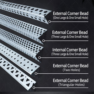 Un grand et un petit trou perle galvanisée perle d'<span class=keywords><strong>angle</strong></span> en métal trou rond cloison sèche perle d'<span class=keywords><strong>angle</strong></span> en métal - Product Image 5