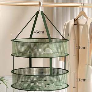 Red de Malla Colgante Plegable para Secar Alimentos, Cesta de Red para Secar Semillas, Brotes, Frutas, Verduras, Hierbas y Ropa - Product Image 5