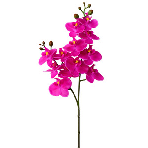 Orquídea Phalaenopsis Artificial Flower Delight, 8 o 12 Cabezas, PVC Suave, Tacto Real, para Decoración del Hogar y Bodas - Product Image 5