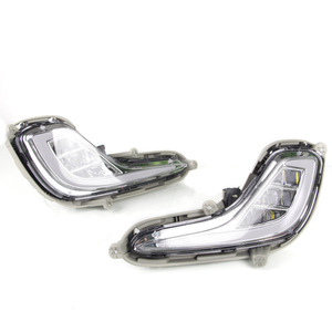 Luz diurna LED DRL de 12V de fábrica para 2012-2018, nueva luz de circulación diurna con señal de giro, cubierta de faro antiniebla Verna H11, luz diurna para coche JHD-Accent 12 JHD- - Product Image 3