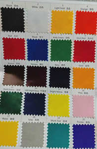 流行的玉米彩色粘合剂背衬斜纹织物，用于刺绣运动衫铭牌和徽标激光切割补丁 - Product Image 6