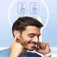 Écouteurs Sport Stéréo HiFi TD-LTE à Conception Spéciale, Faible Latence 5.3, ENC, Étanchéité IPX-4, Batterie 180 mAh, Autonomie 3-5 Heures