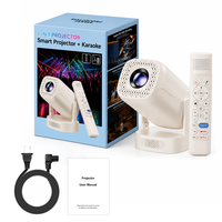 Nouveau projecteur vidéo intelligent U5, prend en charge la 4K, mini home cinéma, projecteur Android Wifi Bt