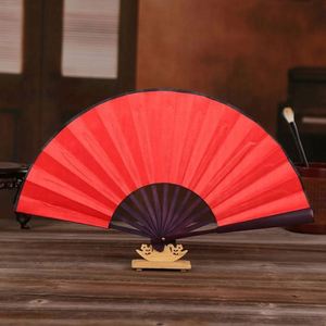 Éventails pliants personnalisés en tissu et bambou, peints sur mesure pour festivals - Product Image 5