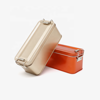 Boîte en Métal Personnalisée en Fer Blanc pour Pâtisserie, Emballage Alimentaire Coloré, Contenants de Rangement Scellés avec Boucle, pour Cadeaux de Mariage, Bonbons, Thé et Biscuits
