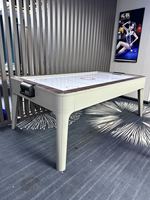 Dragonriver Factory Table de billard économique pour usage domestique, qualité tournoi, 6 pieds, pour intérieur, avec poches en cuir, couleur personnalisable, durable, haute qualité