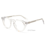 Montures de lunettes en acétate épaisses de 10 mm, montures de lunettes rondes classiques épaisses, logo personnalisé, montures optiques