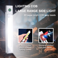 Nouveau design de lampe de poche latérale COB pince à stylo aimant fort laser infrarouge lampe de poche de travail portable extérieure