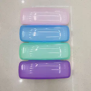 High Quality Custom Logo Print Small Size Plastic Spectacle Eye Wear Optical Glasses Case Box in Stock