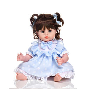 Venta al por mayor 45CM/18 pulgadas realista suave Reborn Baby Dolls niñas realista Reborn Baby Dolls para niñas - Product Image 3