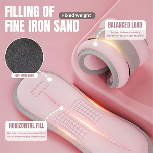Poids de cheville 1 <span class=keywords><strong>2</strong></span> 3 4 <span class=keywords><strong>KG</strong></span> poids de bras de jambe de poignet avec sangles réglables force pondérée pour la course à pied Fitness Gym entraînement - Product Image 3
