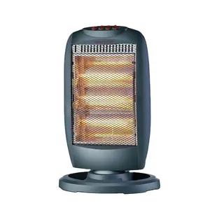 1200w Safety indoor space electric halogen heater for home