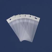 Sacs en plastique transparents personnalisés en gros avec fermeture éclair et trou de suspension pour emballage de bijoux, montres, lunettes et bagues
