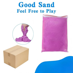 JITENG <span class=keywords><strong>Sable</strong></span> <span class=keywords><strong>Magique</strong></span> Écologique en Coton Coloré, Non Collant, Doux, pour Jouer - Product Image 2