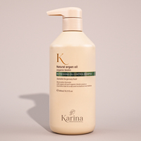 Champú de Aceite de Argán Sin Sulfatos para el Cuidado del Cuero Cabelludo Graso, Champú Clarificante con Control Natural de la Grasa, Marca Privada para Salón, Venta al Por Mayor