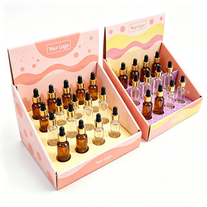 Exhibidor de Cosméticos Personalizado con Botellas con Gotero, Soporte de Cartón Rígido para Mostrador, Exhibición en Tiendas, Empaque de Alta Gama - Product Image 6