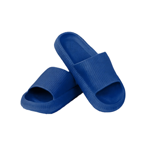 Nuevas Pantuflas de Ducha Unisex para Parejas, Estilo Coreano, Punta Abierta, Acolchadas, Antideslizantes, Suela Gruesa de EVA, para Interiores - Product Image 1
