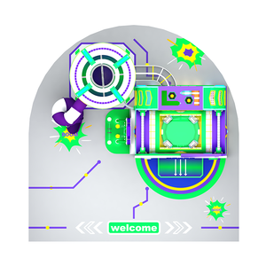 Équipement de terrain de jeu intérieur Feelkids, <span class=keywords><strong>trampoline</strong></span> commercial, aire de jeux souple, piscine à balles en plastique pour enfants, centre commercial - Product Image 3
