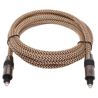 Kabel Audio Serat Optik Output Digital Koaksial 2m Male-Male Set-top Box Speaker 5.1 Channel PVC