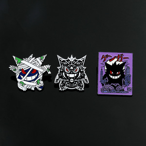 Broche de Gengar de Halloween Único y Creativo, Insignia Metálica de Pokémon, Monstruo de Bolsillo, Elfo Mascota - Product Image 1