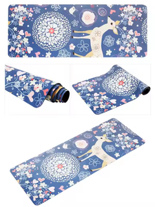 Tigerwings personnalisé privé personnalisé écologique non toxique anti-dérapant tapis de yoga en daim 1 Mm ~ 6 mm disponible - Product Image 3