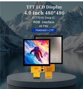 Polcd 3,97 pulgadas 4 pulgadas <span class=keywords><strong>TFT</strong></span> <span class=keywords><strong>LCD</strong></span> Módulo Cuadrado 480x480 <span class=keywords><strong>IPS</strong></span> Todo ángulo de visión CTP Color Pantalla táctil capacitiva - Product Image 2