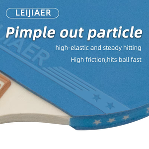 <span class=keywords><strong>Raquette</strong></span> de tennis de table LEIJIAER rose/verte/bleue, <span class=keywords><strong>plaque</strong></span> de base à 7 couches, picots en caoutchouc, <span class=keywords><strong>raquette</strong></span> de <span class=keywords><strong>ping</strong></span>-<span class=keywords><strong>pong</strong></span> horizontale OEM - Product Image 5