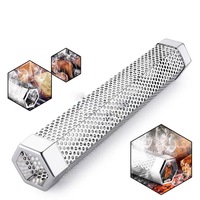 Boîte à fumée froide en acier inoxydable pour barbecue, tube à fumée extérieur, outil de barbecue