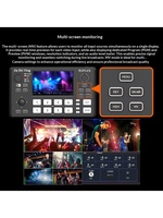 Futureshield R1PLUS Appareil de diffusion en direct portable compact tout-en-un résistant à l'usure multi-usages avec contrôle de caméra PTZ 4 canaux