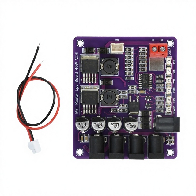 CA-403S Mini Router Uninterruptible Power Supply Board 40W Battery Charging Board 12.6V Power Module China