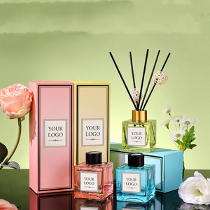 Diffuseur de parfum pour chambre d'hôtel <span class=keywords><strong>ENO</strong></span> en verre cristallin de haute qualité, personnalisable en gros, avec bâtonnets en rotin et huile essentielle liquide - Product Image 2